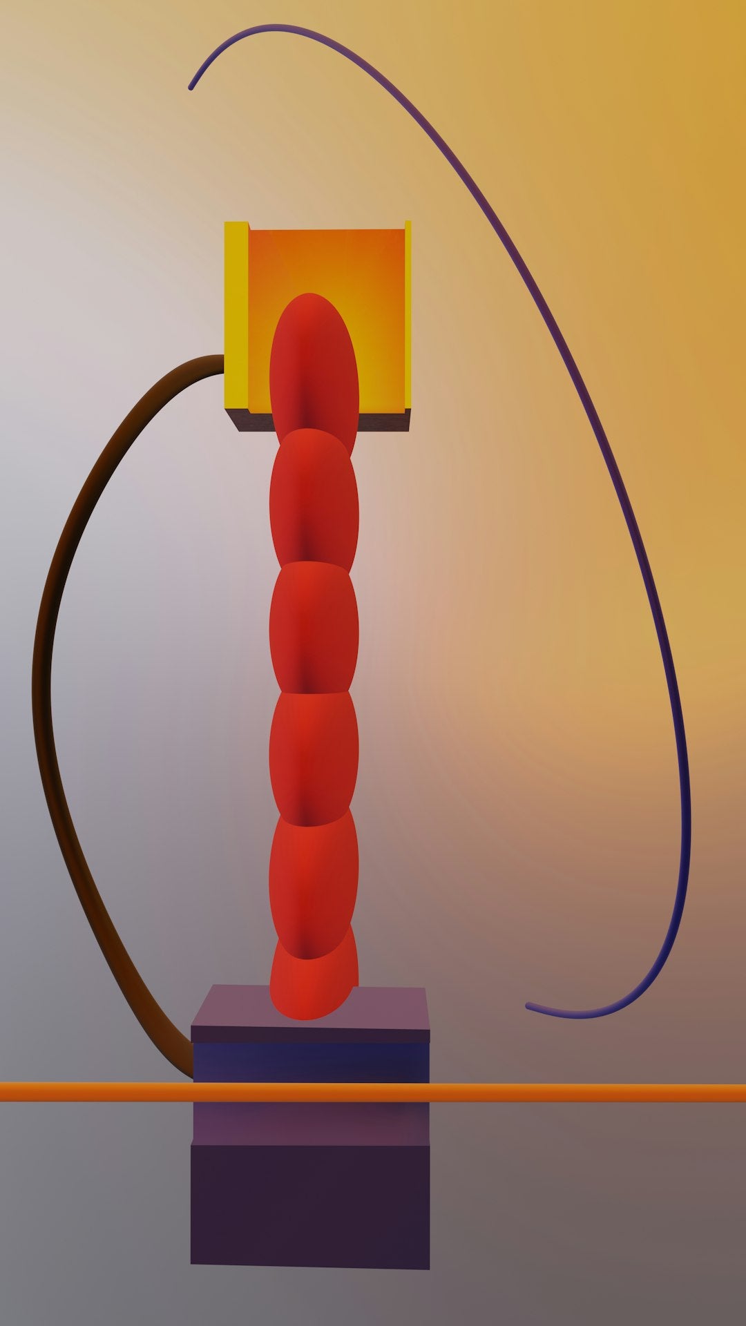 Physics Pinwheel wallpaper pattern — base photo: 3D render