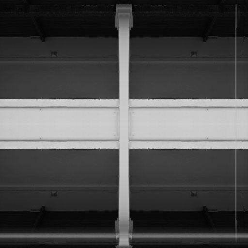 WALLPAPER⁶ — seamless mirror4 pattern from bauhaus architecture detail, Bauhaus