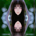Portraits Mirror wallpaper pattern