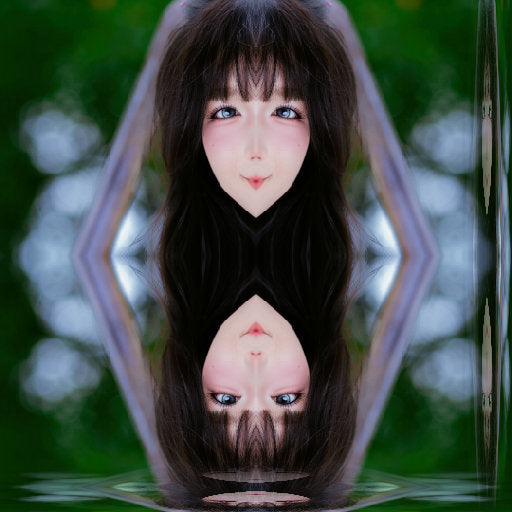 Portraits Mirror wallpaper pattern
