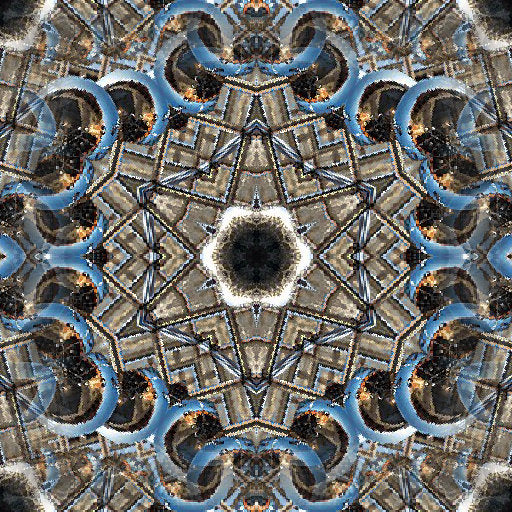 Seamless kaleidoscope wallpaper pattern — Origami by wallpaper⁶