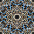 Seamless kaleidoscope wallpaper pattern — Origami by wallpaper⁶