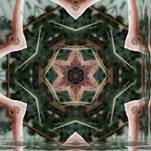 Seamless kaleidoscope wallpaper pattern — Geometry by wallpaper⁶