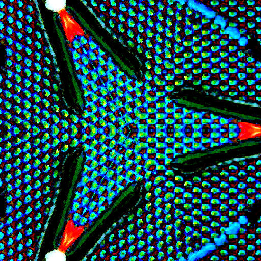 Seamless hex wallpaper pattern — Stained Glass by wallpaper⁶
