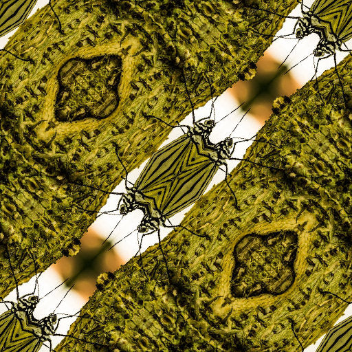 Entomology Diamond wallpaper pattern