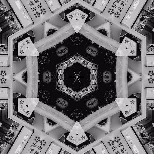 Seamless kaleidoscope wallpaper pattern — Origami by wallpaper⁶