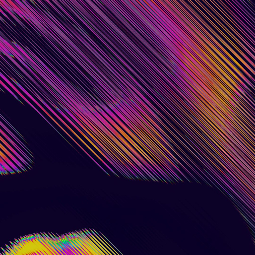 Seamless horizontal strip wallpaper pattern — Glitch by wallpaper⁶ — base photo: an abstract background with lines and colors