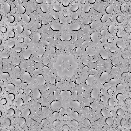 Borromean Rings pattern with kaleidoscope symmetry, featuring three interwoven rings in a vibrant, repeating design. Topology-inspired self-adhesive wallpaper.