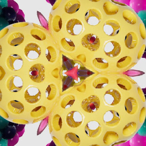 3D Hexagon wallpaper pattern