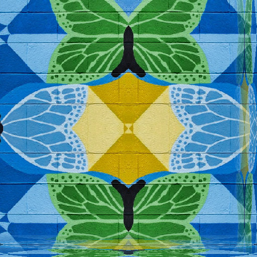 Entomology Mirror wallpaper pattern