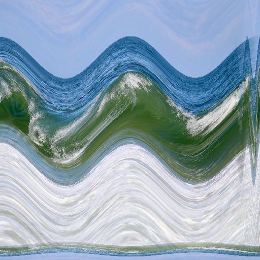 Oceanography Wave wallpaper pattern