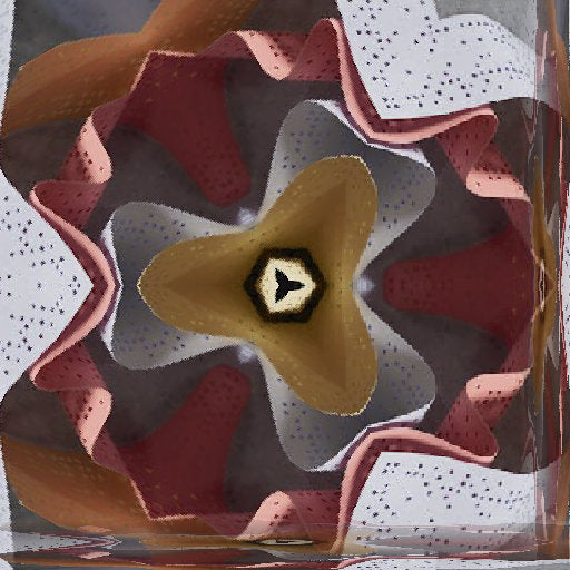 AI Art Hexagon wallpaper pattern