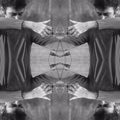 Seamless mirror wallpaper pattern — Biochemistry by wallpaper⁶