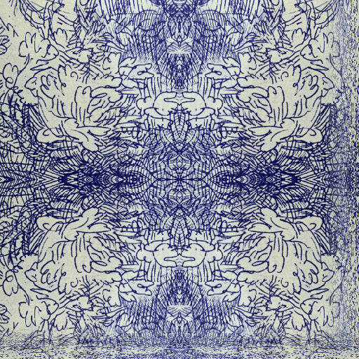 Portraits Mirror wallpaper pattern