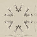 Seamless kaleidoscope wallpaper pattern — Calligraphy by wallpaper⁶
