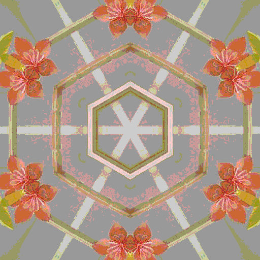 Seamless kaleidoscope wallpaper pattern — Origami by wallpaper⁶