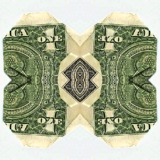 Seamless mirror wallpaper pattern — Origami by wallpaper⁶