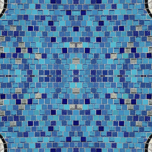 Seamless mirror wallpaper pattern — Geometry by wallpaper⁶