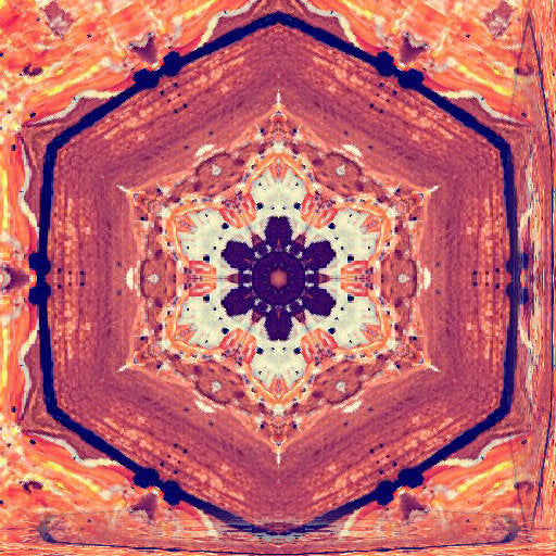 Abstract Kaleidoscope wallpaper pattern
