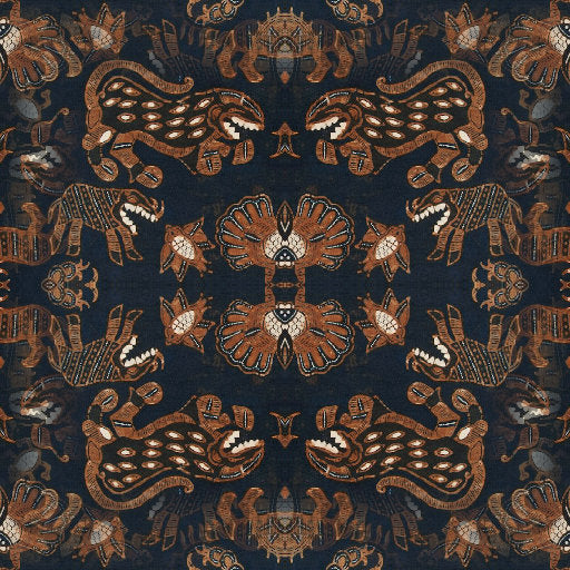 Seamless mirror wallpaper pattern — Calligraphy by wallpaper⁶
