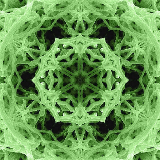 Biology Kaleidoscope wallpaper pattern