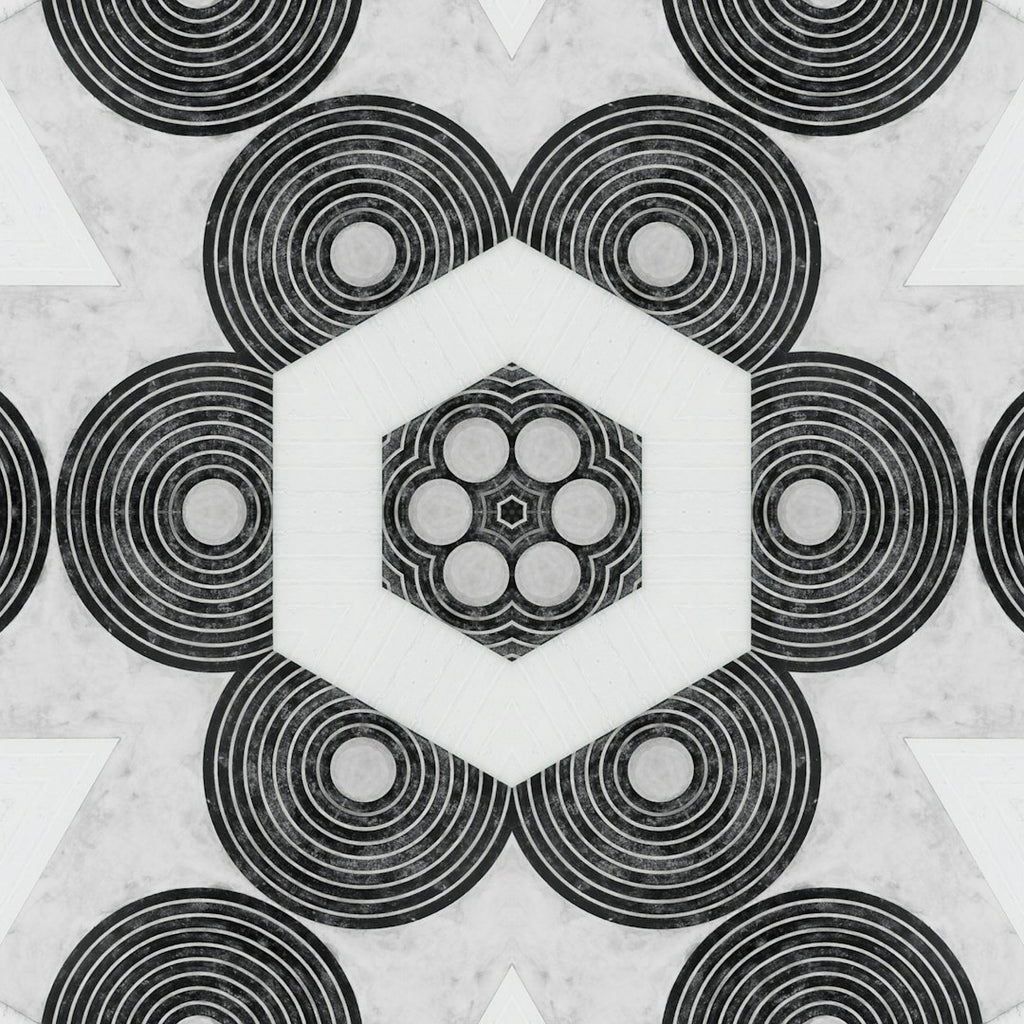 wallpaper⁶ — seamless rotate4 pattern from opart — base photo: Base photograph selected from the Op-Art collection for the search "Op-Art".