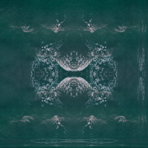 Oceanography Mirror wallpaper pattern