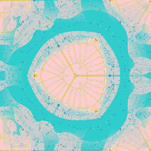 Seamless hex wallpaper pattern — Cartography by wallpaper⁶