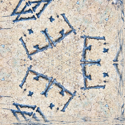 Seamless hex wallpaper pattern — Calligraphy by wallpaper⁶