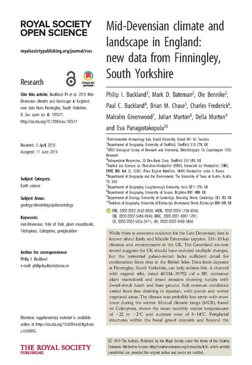 Entomology Diamond wallpaper pattern — base photo: File:Mid-Devensian climate and landscape in England - new data from Finningley, South Yorkshire.pdf