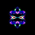 WALLPAPER⁶ — seamless mirror4 pattern from dna double helix, Biology