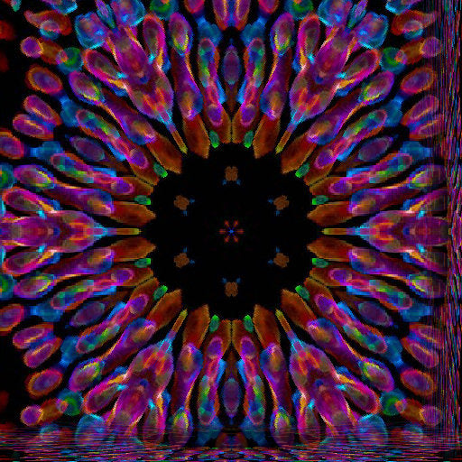 Cosmology Kaleidoscope wallpaper pattern