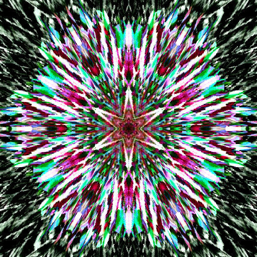 Seamless kaleidoscope wallpaper pattern — Glitch by wallpaper⁶