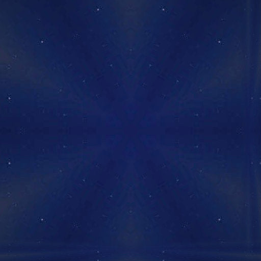 A self-adhesive wallpaper featuring a kaleidoscope pattern inspired by a comet streaking through a starry night sky.