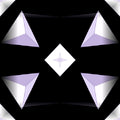 Seamless mirror wallpaper pattern — Geometry by wallpaper⁶