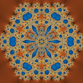 Fractals Kaleidoscope wallpaper pattern
