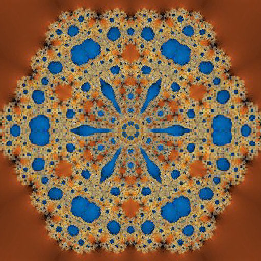 Fractals Kaleidoscope wallpaper pattern