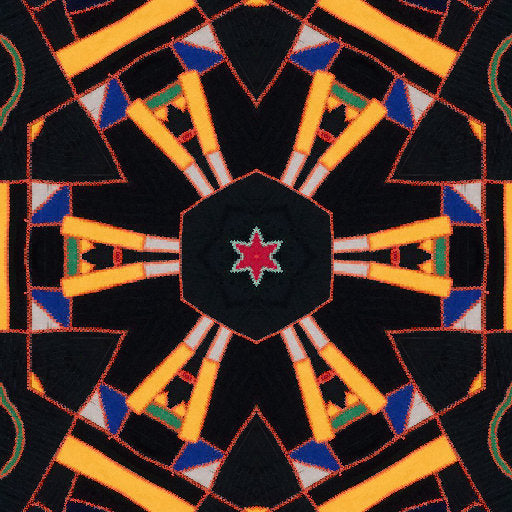 wallpaper⁶ — seamless kaleidoscope pattern from opart