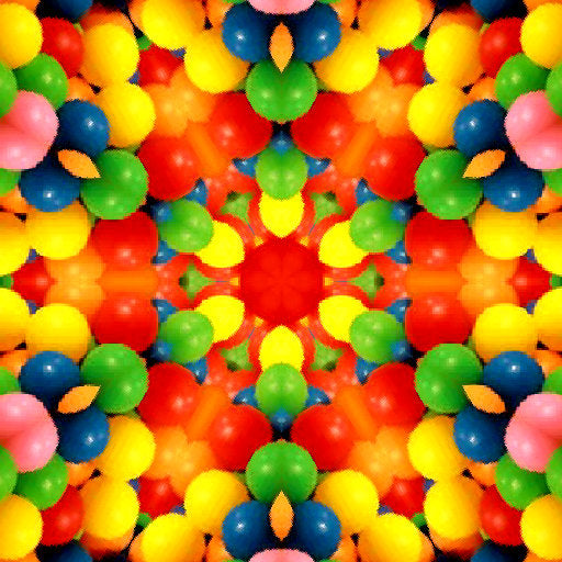 Seamless kaleidoscope wallpaper pattern — Arithmetic by wallpaper⁶