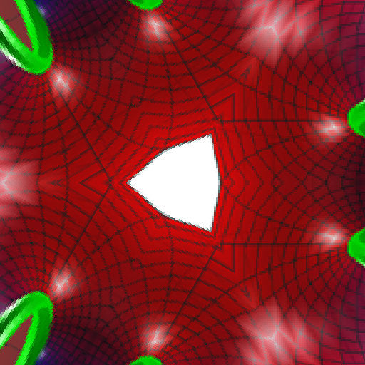 Topology Hexagon wallpaper pattern