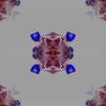 WALLPAPER⁶ — seamless mirror4 pattern from chemical compound visualization, Chemistry