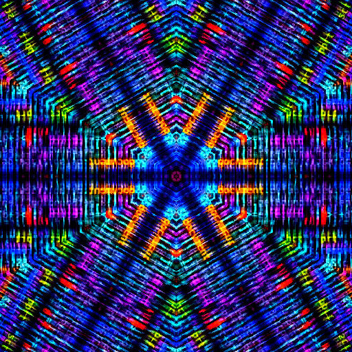 Seamless kaleidoscope wallpaper pattern — Glitch by wallpaper⁶