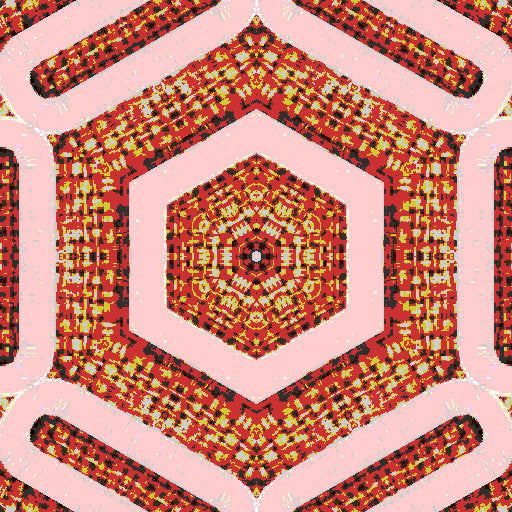 Seamless kaleidoscope wallpaper pattern — Arithmetic by wallpaper⁶