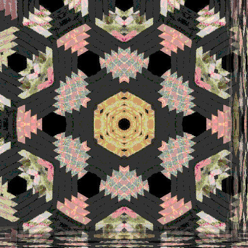 Seamless kaleidoscope wallpaper pattern — Origami by wallpaper⁶