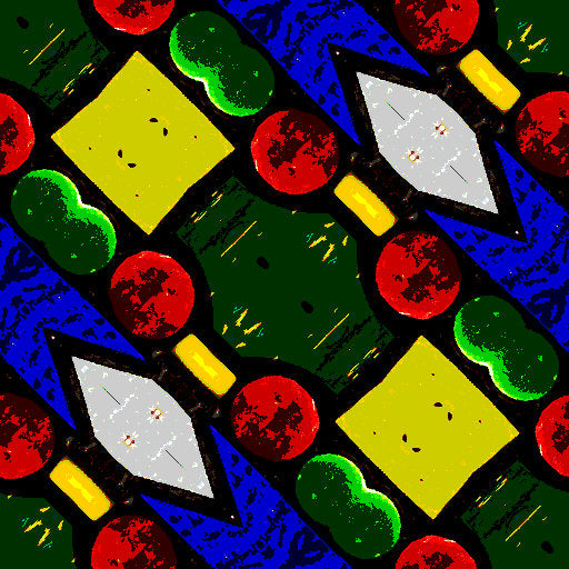 Seamless diamond wallpaper pattern — Stained Glass by wallpaper⁶