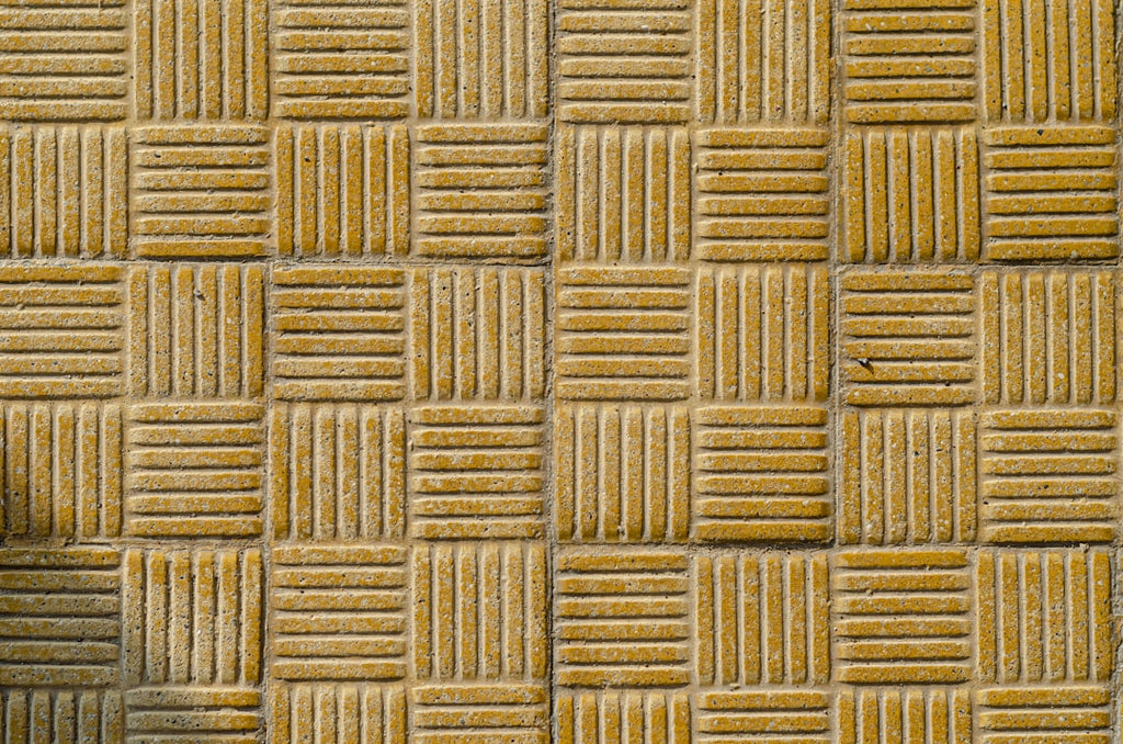 Seamless kaleidoscope wallpaper pattern — Biochemistry by wallpaper⁶ — base photo: brown woven textile in close up photography