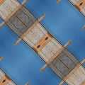 WALLPAPER⁶ — seamless diamond pattern from bauhaus architecture detail, Bauhaus