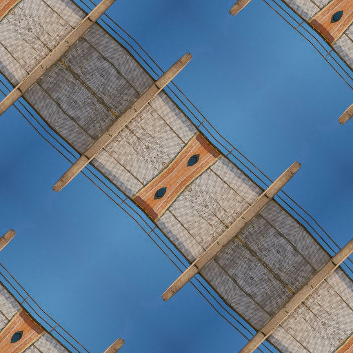 WALLPAPER⁶ — seamless diamond pattern from bauhaus architecture detail, Bauhaus