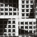 WALLPAPER⁶ — seamless rotate4 pattern from constructivism art, Bauhaus