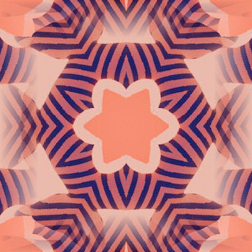 3D Kaleidoscope wallpaper pattern